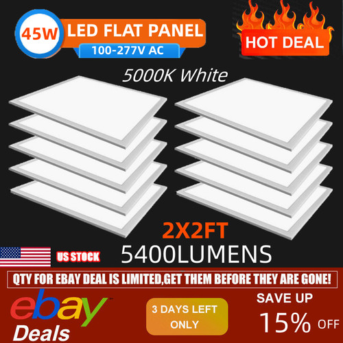 10pcs 2x2ft led - 2x2ft, light