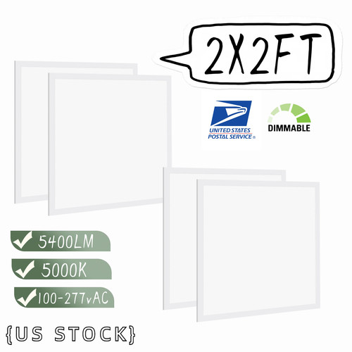 2x2ft led flat - flat, panel